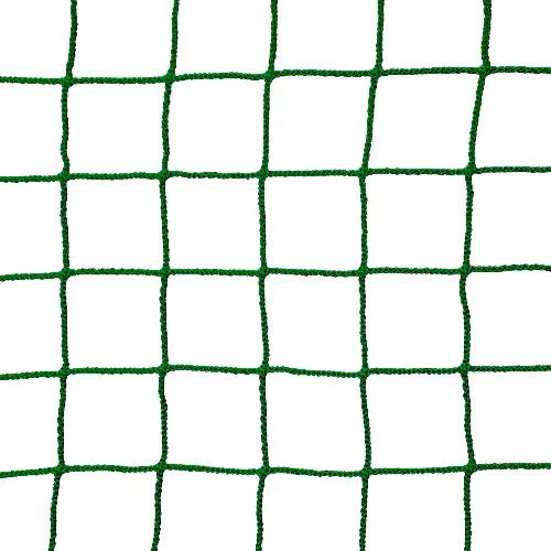 Сетка заградительная 40×40, нить 2,8 мм · зелёная для кортов и хоккейных площадок — фото с производства СпортПик