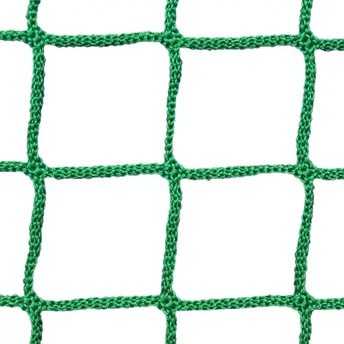 Сетка заградительная 40×40, нить 3,2 мм · зелёная для кортов и хоккейных площадок — фото с производства СпортПик