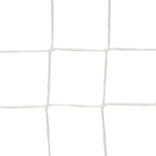 Сетка заградительная 100×100, нить 2,4 мм · белая для футбольных полей и манежей — фото с производства СпортПик