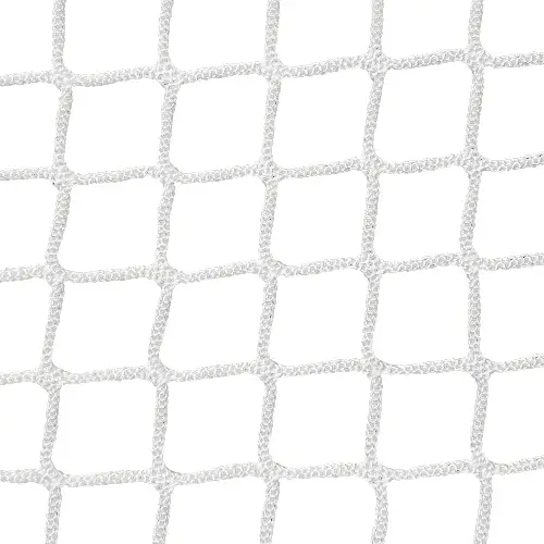Сетка заградительная 40×40, нить 4,2 мм · белая для кортов и хоккейных площадок — фото с производства СпортПик