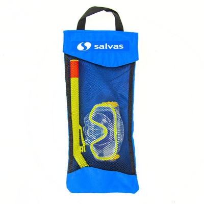 Набор для плавания Salvas Easy Set, EA505C1TGSTB, р. Junior, желтый в сетч. сумке