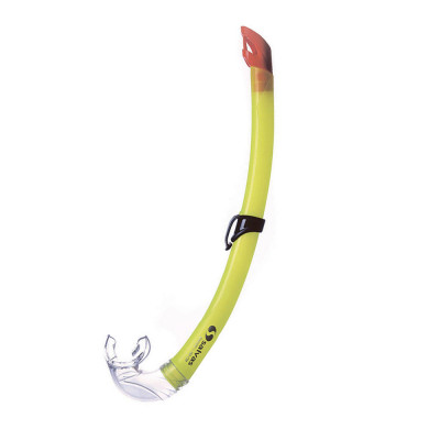 Трубка плавательная Salvas Flash Junior Snorkel, DA301C0GGSTS, р. Junior, желтый