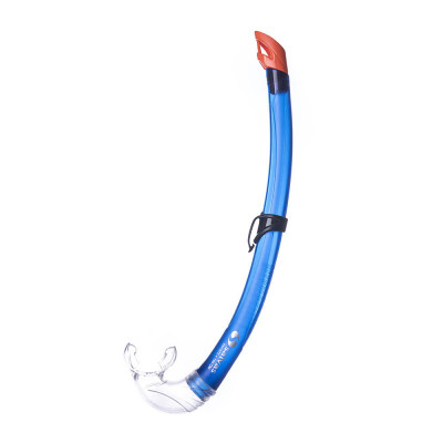 Трубка плавательная Salvas Flash Junior Snorkel, DA301C0BBSTS, р. Junior, синий