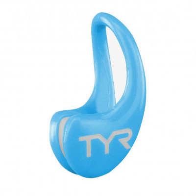 Зажим для носа TYR Latex Swim Clip, LERGO-452, one size, силикон, голубой