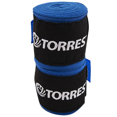 Бинт боксерский эластичный TORRES, PRL62017BU, дл. 3,5 м, шир. 5,5 см, 1 пара, синий