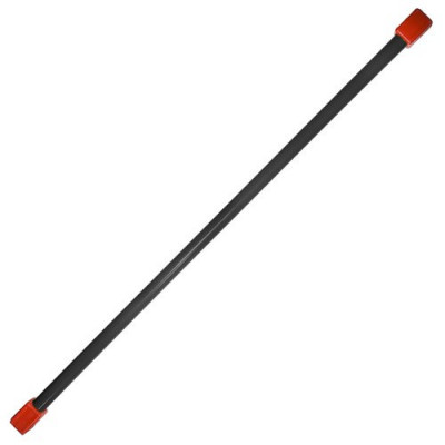Палка гимнастическая (бодибар), MR-B08, вес 8кг, дл. 120 см, стальная труба, черный