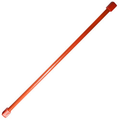Палка гимнастическая (бодибар), MR-B04, вес 4кг, дл. 120 см, стальная труба, красный