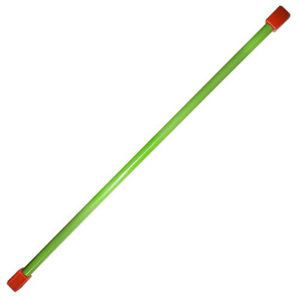 Палка гимнастическая (бодибар), MR-B03, вес 3кг, дл. 120 см, стальная труба, зеленый