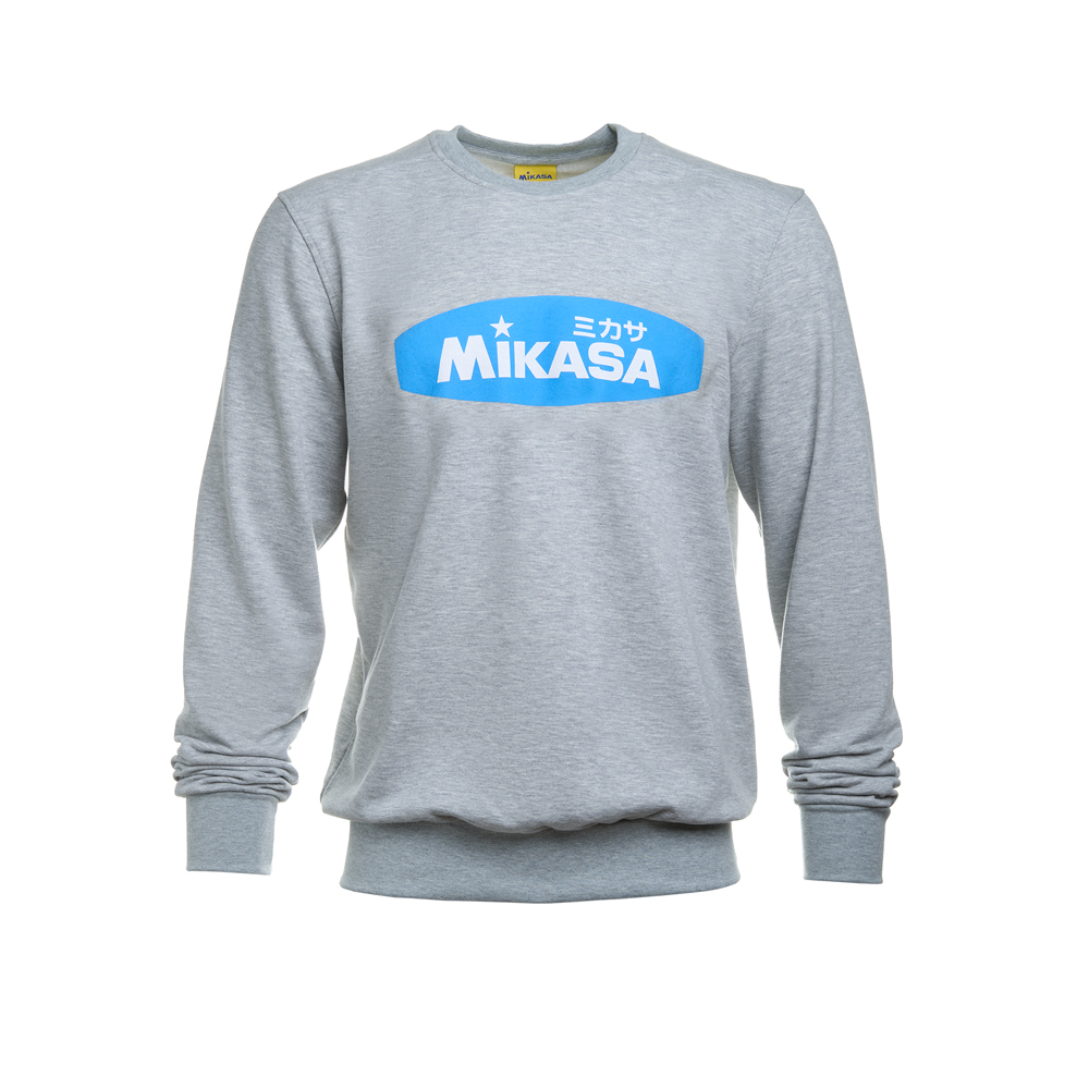 Толстовка MIKASA MT5038-V2-2XL, р. 2XL, 70% хлопок, 30% полиэстер, серый меланж