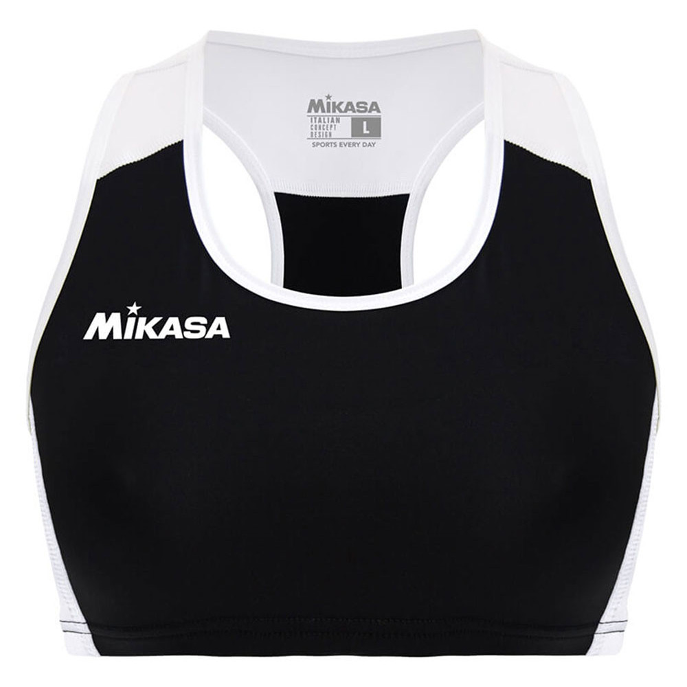 Топ для пляж. вол. жен. MIKASA MT6051-046-XL, р.XL, 80% полиамид, 20% эластан, черный