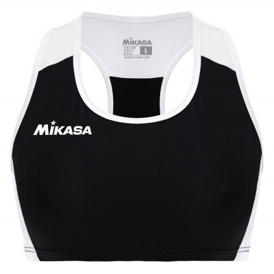 Топ для пляж. вол. жен. MIKASA MT6051-046-XL, р.XL, 80% полиамид, 20% эластан, черный