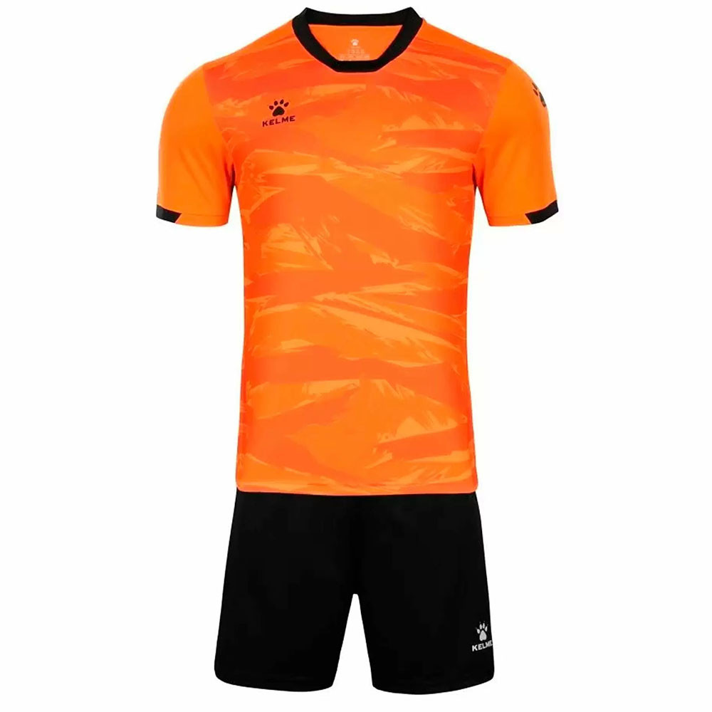 Форма футб. взросл. KELME, 8151ZB1003-907-M, р.M, 100% полиэстер, оранжево-черный