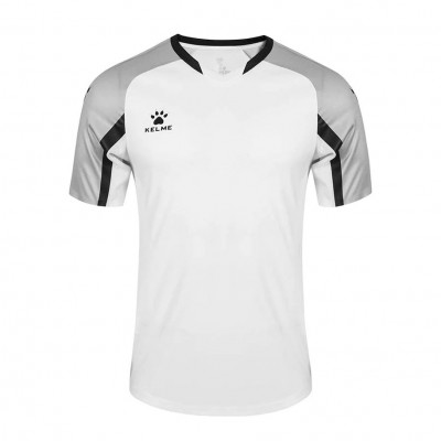 Футболка футб. KELME Short sleeve football, 8051ZB1004-100-XL, р. XL, полиэстер, белый