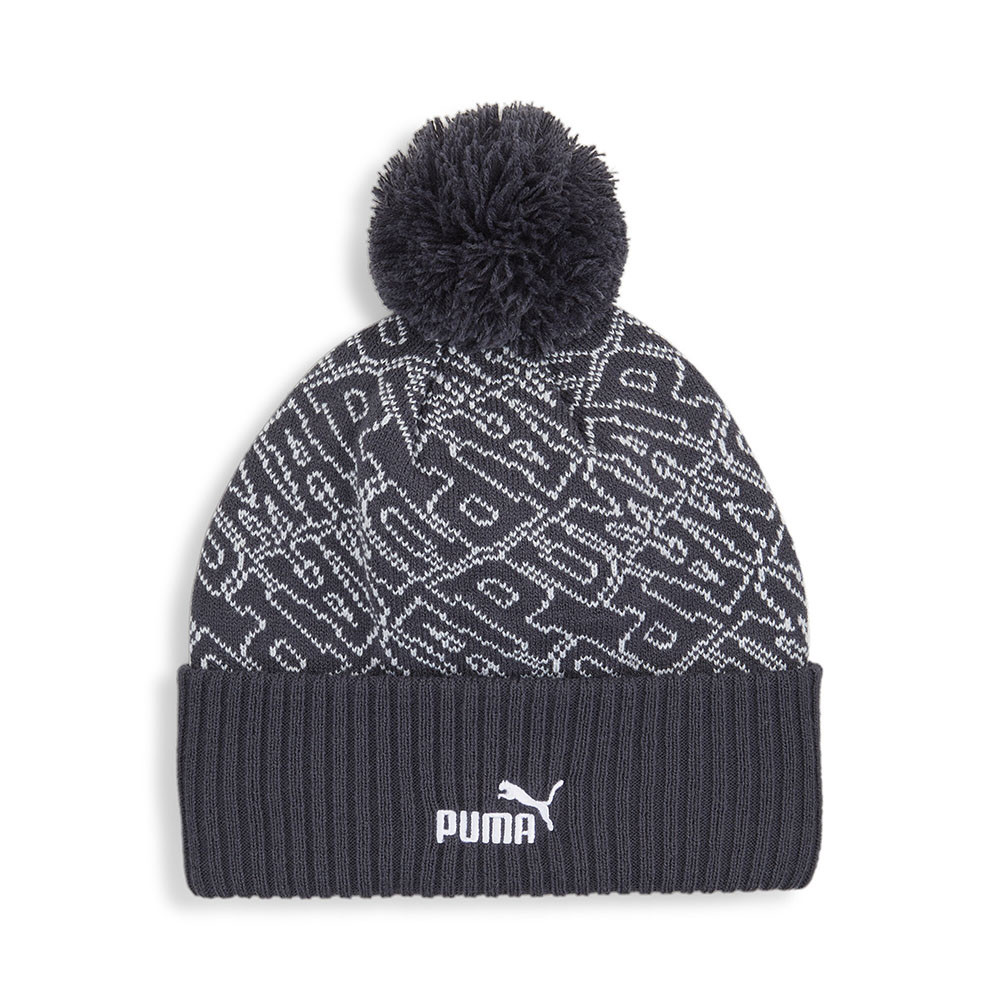 Шапка PUMA ESS Pom Beanie, 02546903, 100% акрил, серый