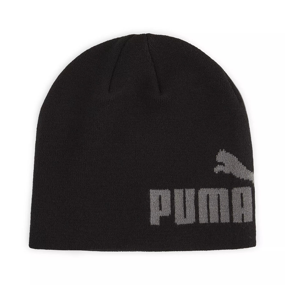 Шапка дет. PUMA Ess No 1 Logo Cuffless Beani Kids, 02569701, акрил, полиамид, эластан, черный