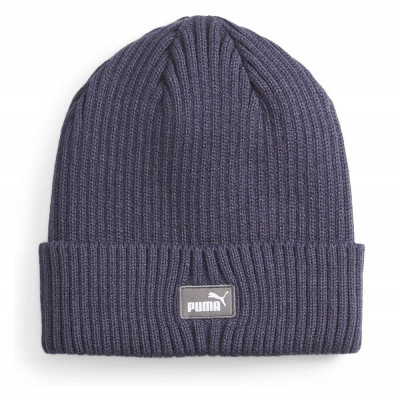 Шапка PUMA Classic Cuff Beanie, 02482602, 49% полиэстер 51% акрил, темно-синий