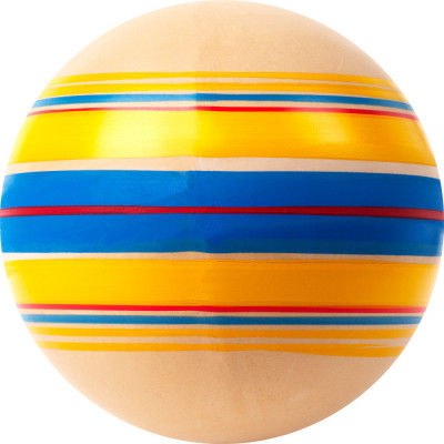 Мяч детский ЭКО ручное окрашивание, Р7-150, диам. 15 см, резина, цвета в ассортименте