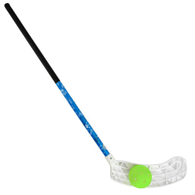 Клюшка для флорбола RealStick KIDSCAMP, MR-KF-KC65R, 65см, +мяч, правый крюк, композит, чер-син