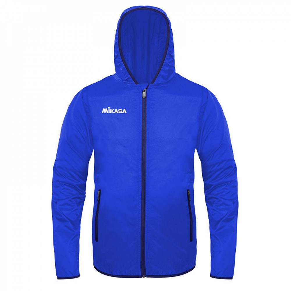 Куртка-ветровка унисекс MIKASA MT911-0100-3XL, р. 3XL, 100% нейлон, ярко-синий