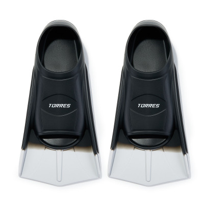 Ласты для бассейна TORRES F01, SWF012402BK, р. EU 30-32 (XS), черно-серые