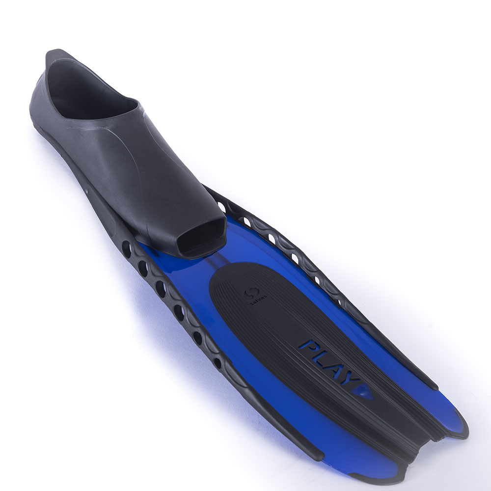 Ласты для плавания Salvas Play Fin, BA12836BBSTS,TPR и Technoflex, р.36-37, синий