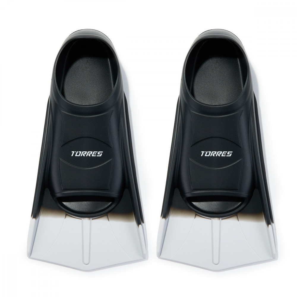 Ласты для бассейна TORRES F01, SWF012405BK, р. EU 39-41 (L), черно-серые