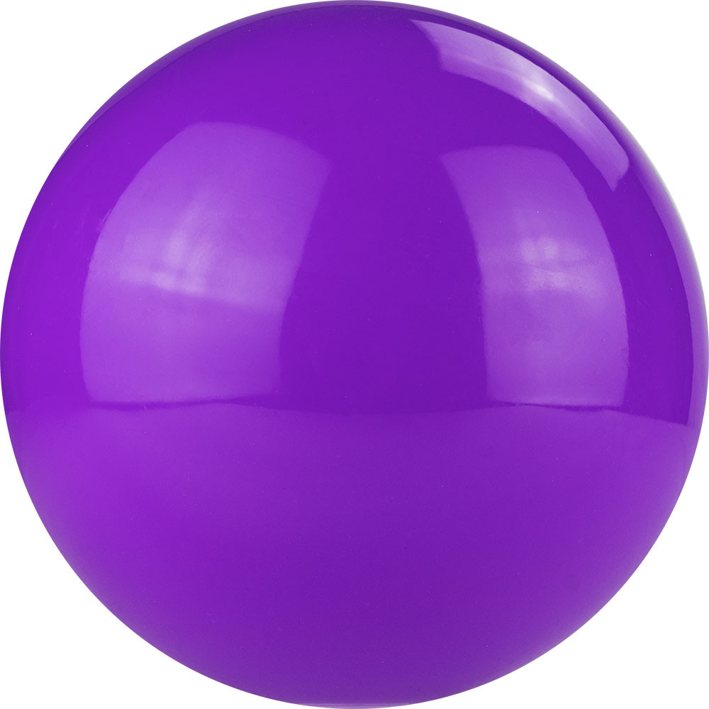 Мяч для художественной гимнастики однотонный TORRES, AG-19-09, диам. 19 см, ПВХ, лиловый