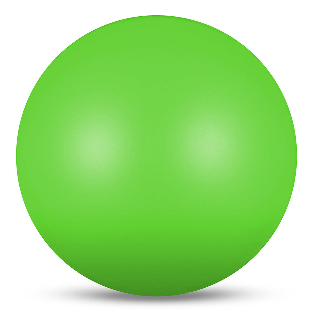 Мяч для художественной гимнастики INDIGO, IN329-S, диам. 19 см, ПВХ, салатовый металлик