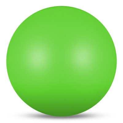 Мяч для художественной гимнастики INDIGO, IN329-S, диам. 19 см, ПВХ, салатовый металлик