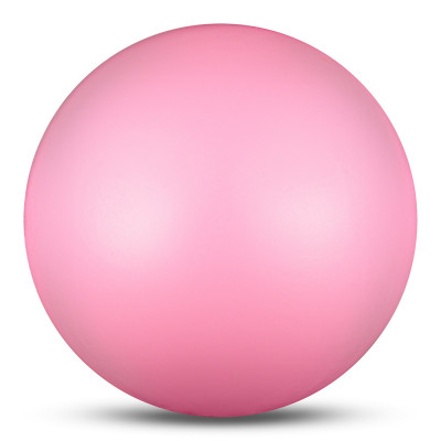 Мяч для художественной гимнастики INDIGO, IN315-PI, диам. 15 см, ПВХ, розовый металлик