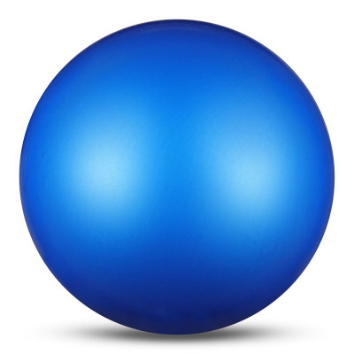 Мяч для художественной гимнастики INDIGO, IN329-BL, диам. 19 см, ПВХ, синий металлик
