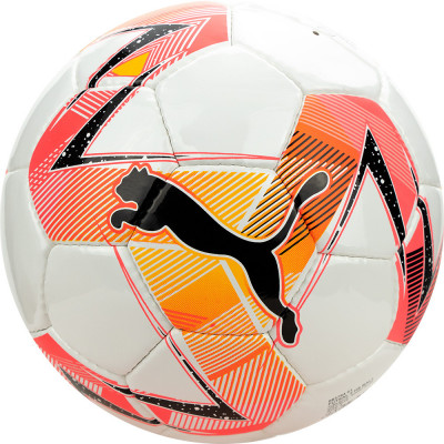 Мяч футзал PUMA Futsal 2 HS, 08376401, р.4, ручная сшивка, бело-роз-желт