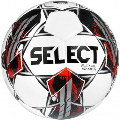 Мяч футзальный SELECT Futsal Samba v22, 1063460009, р.4,FIFA Basic,  бел-кр-черн