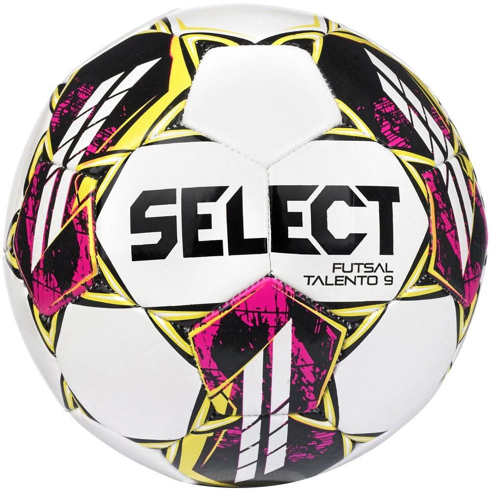 Мяч футзальный SELECT Futsal Talento 9 V22, 1060460005, р.2, бел-жел-фиолет-чер