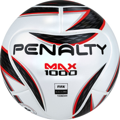 Мяч футзальный PENALTY FUTSAL MAX 1000 XXII, 5416271160-U, р.4, PU, FIFA Pro,бел-кр-чер