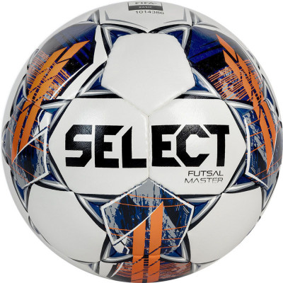 Мяч футзальный SELECT Futsal Master Grain V22, 1043460006 051, р.4, Basic,  бел-син-ор