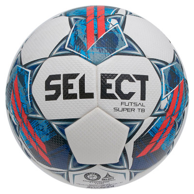 Мяч футзальный SELECT Futsal Super TB 3613460003,р.4, FIFA Quality Pro,ПУ, бело-сине-красн