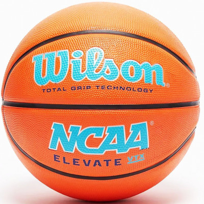 Мяч баскетбольный WILSON NCAA Elevate VTX, WZ3006802XB5, р.5, резина, бутил. камера, оранжево-черный