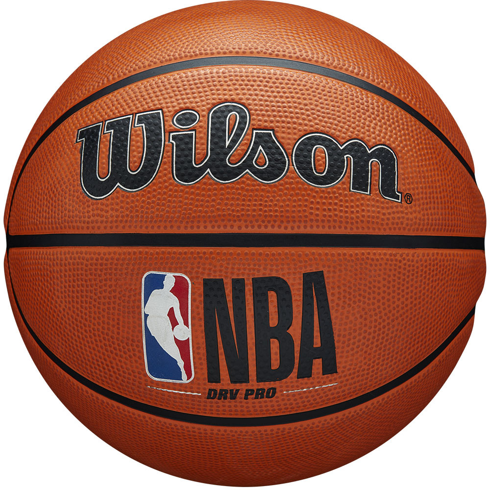 Мяч баскетбольный WILSON NBA DRV Pro, WTB9100XB07 р.7, резина, бутил.камера, оранжевый