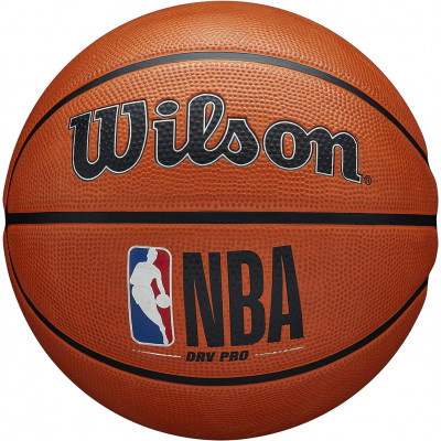 Мяч баскетбольный WILSON NBA DRV Pro, WTB9100XB06 р.6, резина, бутил.камера, оранжевый