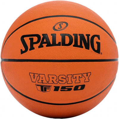Мяч баскетбольный SPALDING Varsity TF-150 84324z, р.7, резина, коричнево-черный