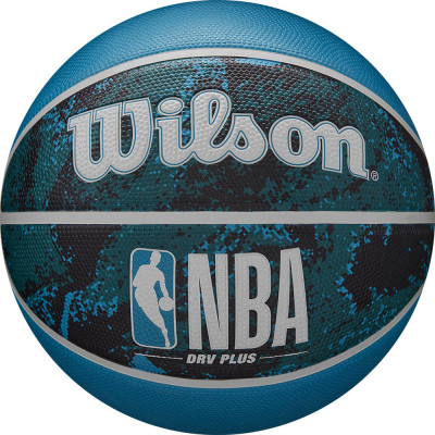 Мяч баскетбольный WILSON NBA DRV Plus, WZ3012602XB р.6, резина, бутил. камера, синий