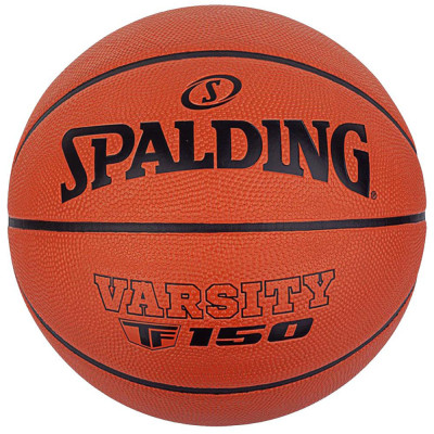 Мяч баскетбольный SPALDING Varsity TF-150 84326z, р.5, резина, коричнево-черный