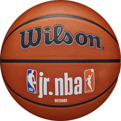 Мяч баскетбольный WILSON JR.NBA Authentic Outdoor, WZ3011801XB7, р.7 резина, бутил. камера, коричневый