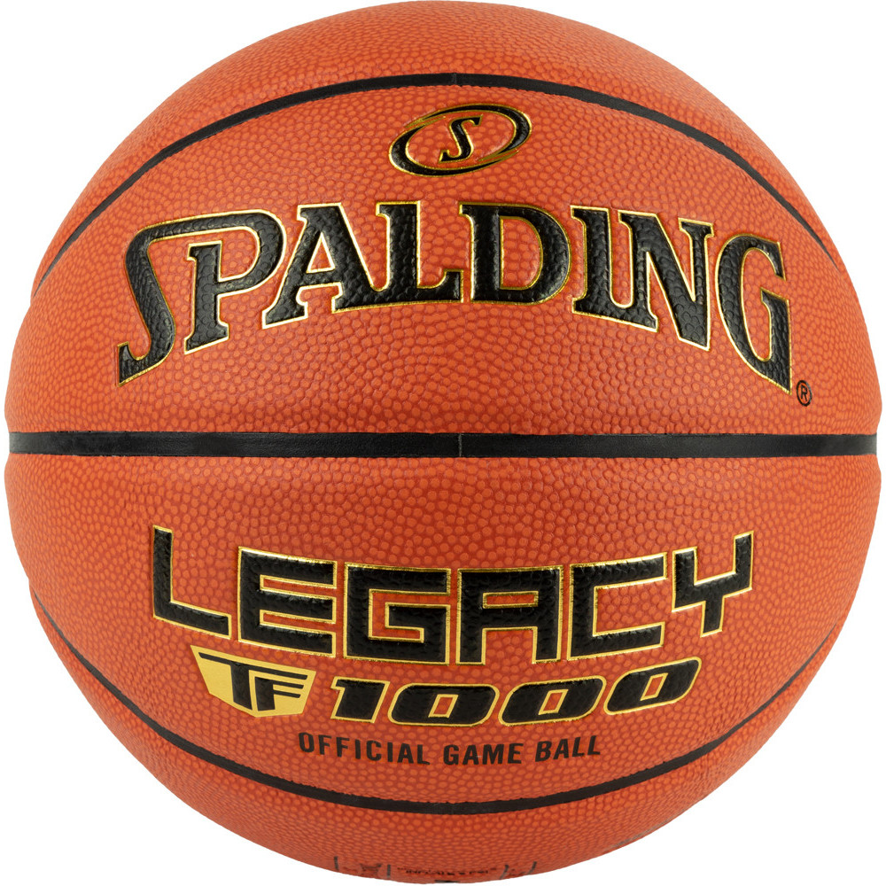 Мяч баскетбольный SPALDING TF-1000 Legacy 76963z, р.7, FIBA, ZK-композит(микрофибра),нейл.корд, кор-чер-зол