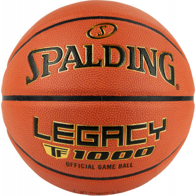 Мяч баскетбольный SPALDING TF-1000 Legacy 76963z, р.7, FIBA, ZK-композит(микрофибра),нейл.корд, кор-чер-зол