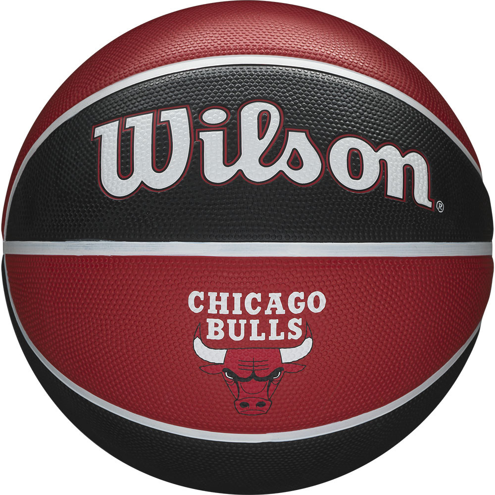 Мяч баскетбольный WILSON NBA Team Tribute Chicago Bulls, WTB1300XBCHI, р.7, резина, бут. кам, красно-чер