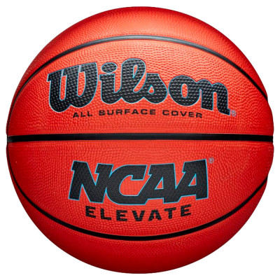 Мяч баскетбольный WILSON NCAA Elevate, WZ3007001XB7, р.7, резина, бутил. камера, оранжево-черный