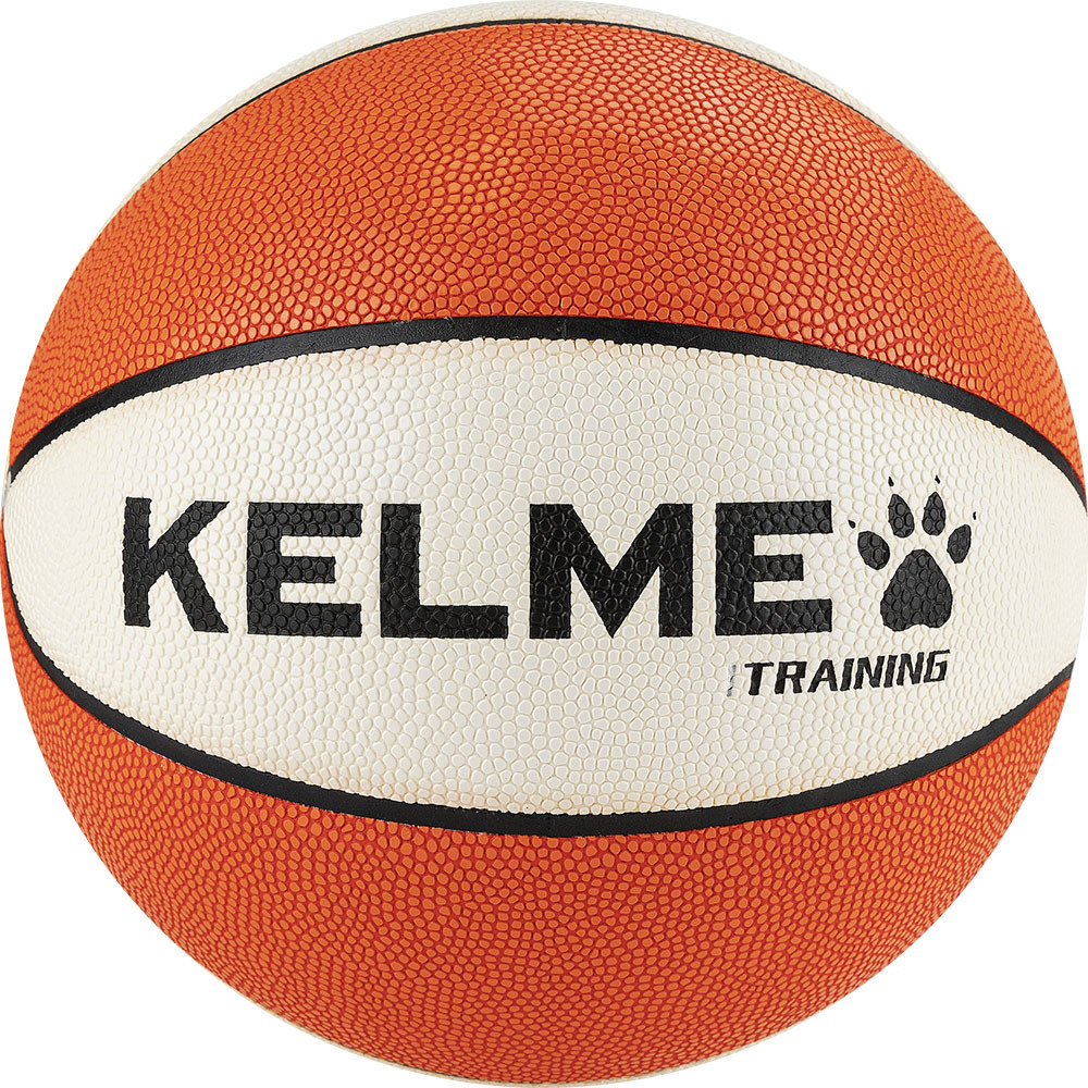 Мяч баскетбольный KELME Hygroscopic, 8102QU5004-133, р.6, 8 панелей, бут.кам., бело-оранжево-черный