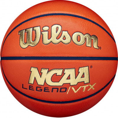 Мяч баскетбольный WILSON NCAA Legend, WZ2007401XB7, р.7, композит, бут.камера, оранжеов-золотой